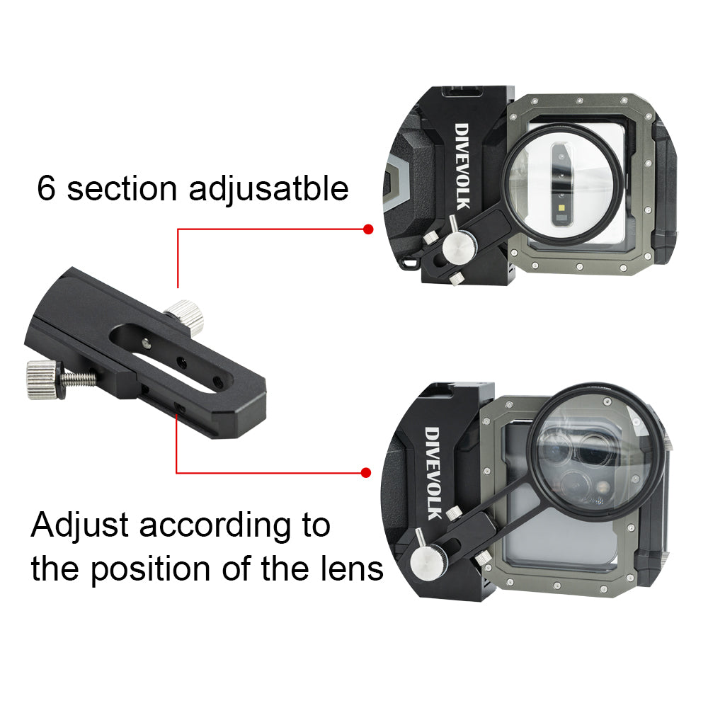 Expansion Clamp with 67mm Adapters Arm