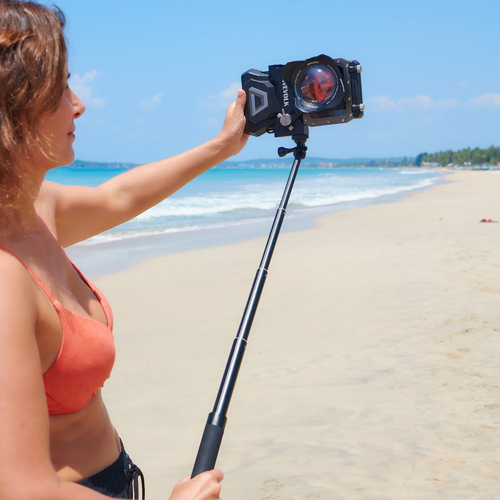 Underwater Dual Lock Selfie Stick 75cm