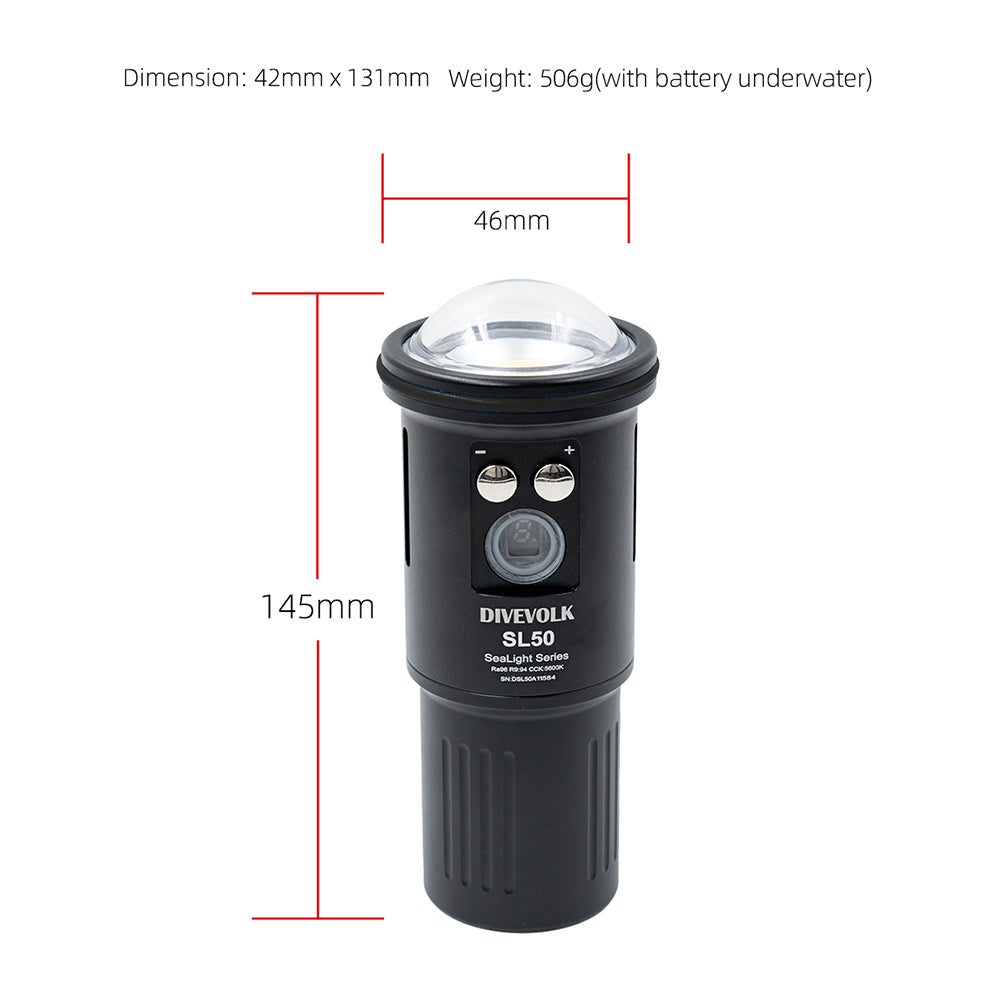 SL50 Professional Underwater Video Light