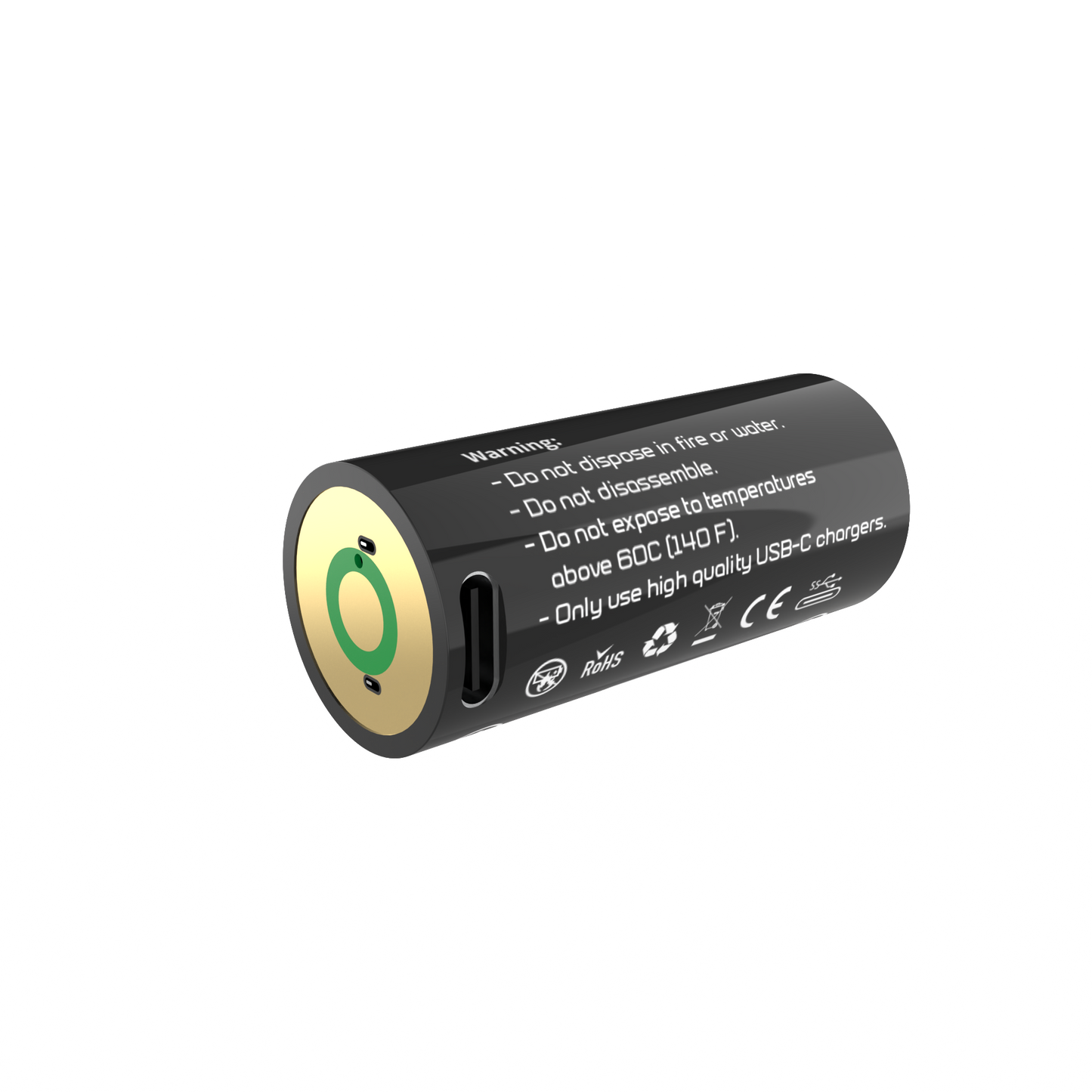 SUBNOX Replacement Battery — 18350 USB-C Li-ion