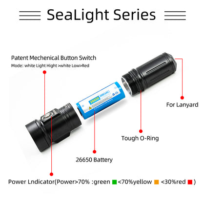 SL20 Underwater Diving Light