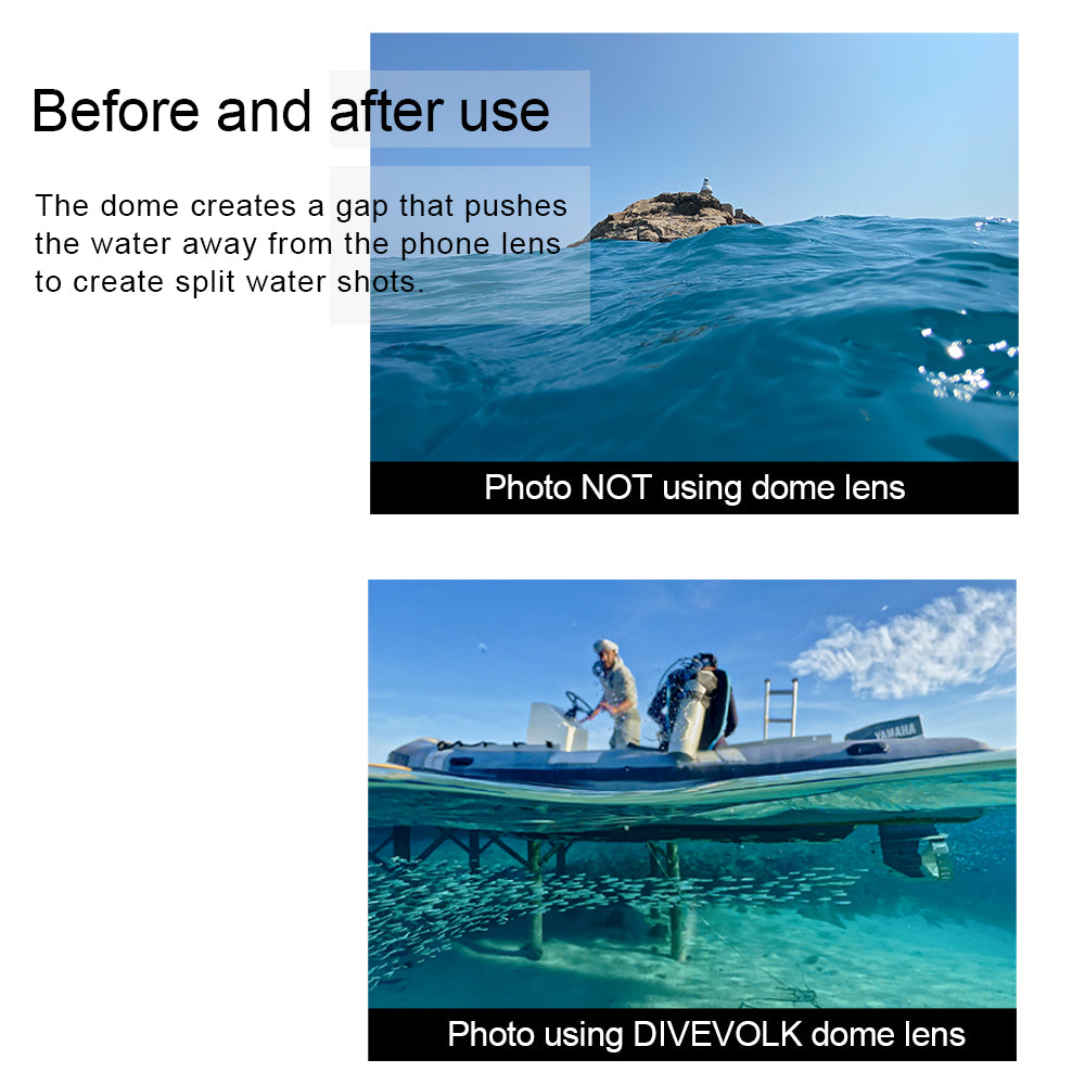 Dome Lens For Split Shots